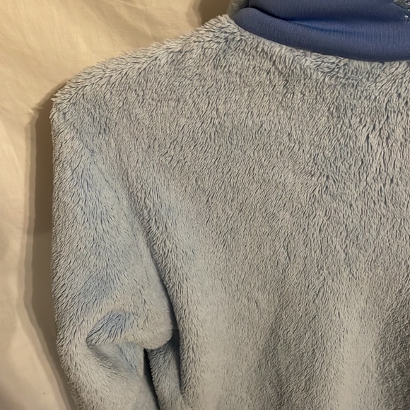 Mountain Hardwear Women’s Blue Fleece Zip Front Cold Jacket Size Medium - Picture 10 of 12